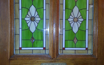 Stained Glass Panels for Entry